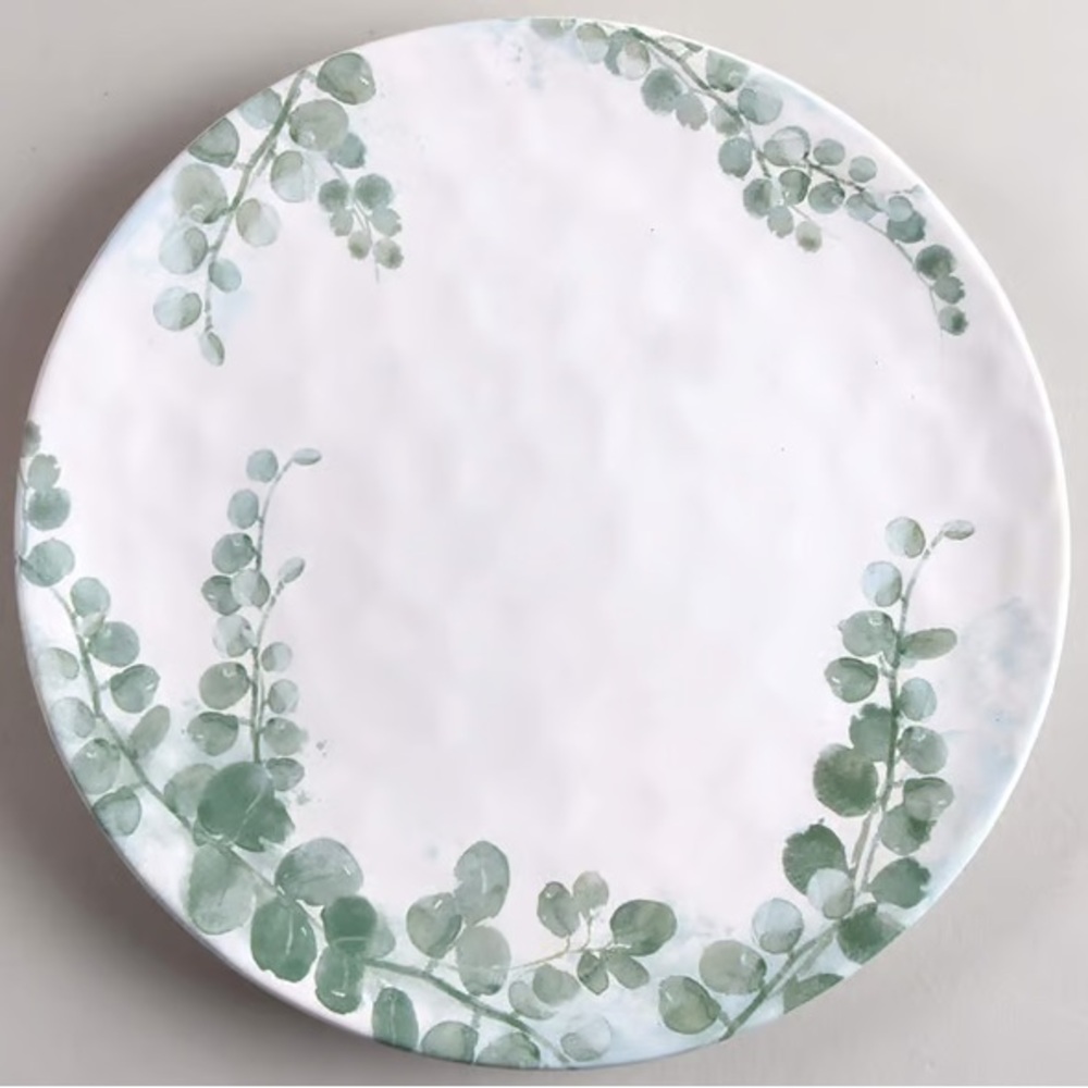 PIER 1 Hushed Harvest eucalyptus plate